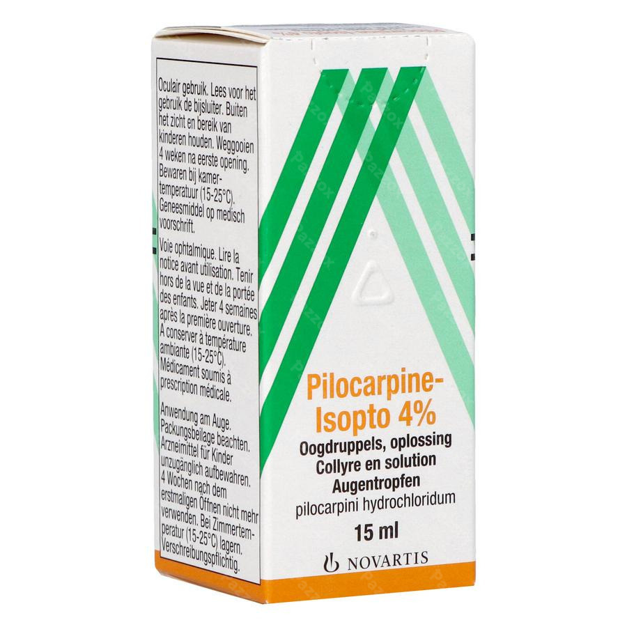 Pilocarpine-isopto 4% Oogdruppels Opl 15ml