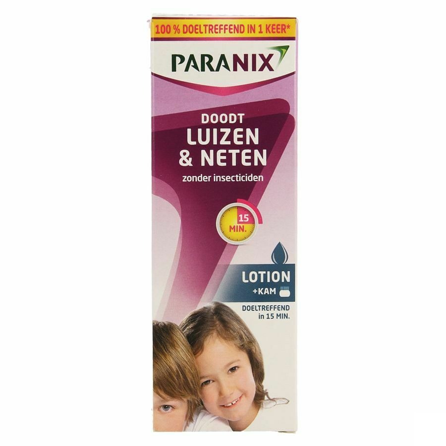 Paranix Once Lotion Anti Luizen en Neten 100ml + Kam