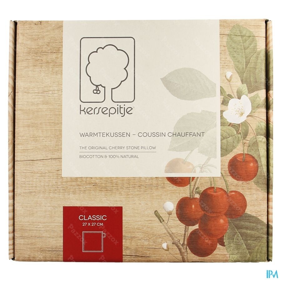 Kersepitje Warmtekussen Classic 27x27cm Nf