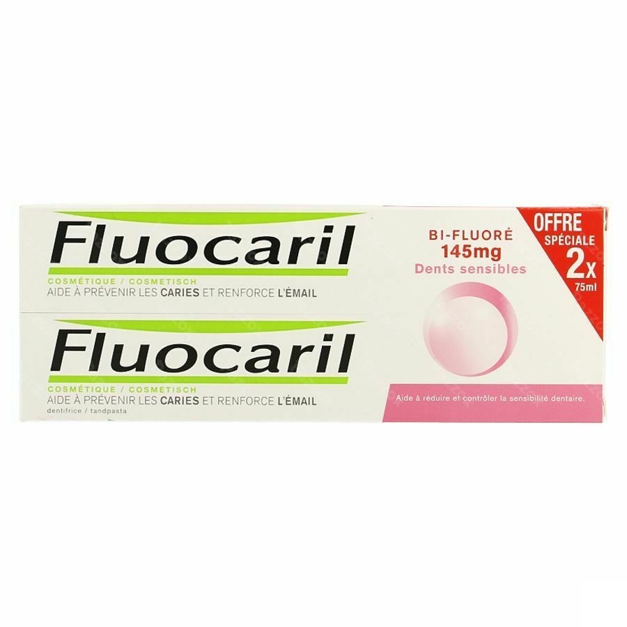 Fluocaril Bi-fluore 145 Gevoelige Tanden 2x75ml