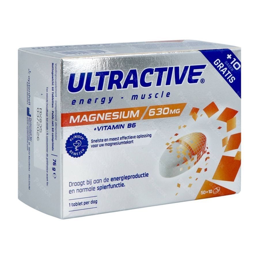 Ultractive Magnesium 630mg 60 Tabletten