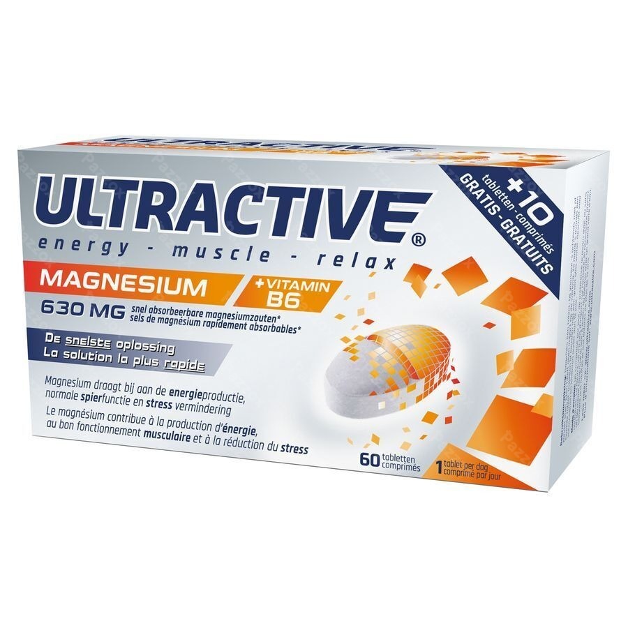 Ultractive Magnesium 630mg 60 Tabletten