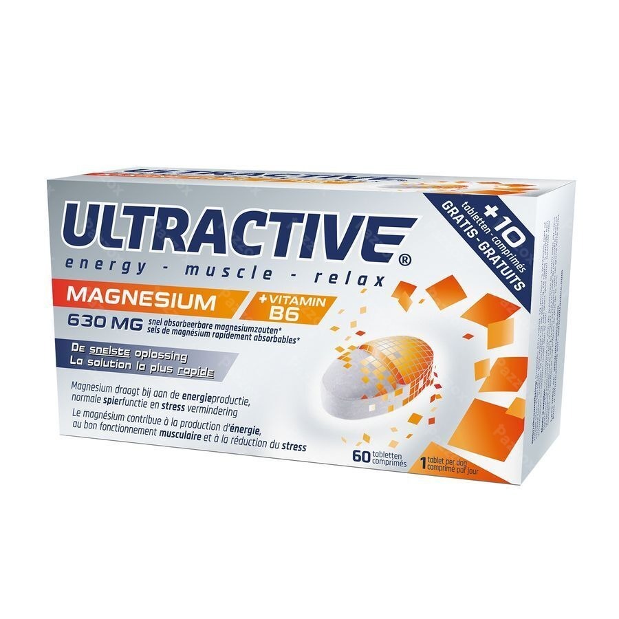 Ultractive Magnesium 630mg 60 Tabletten
