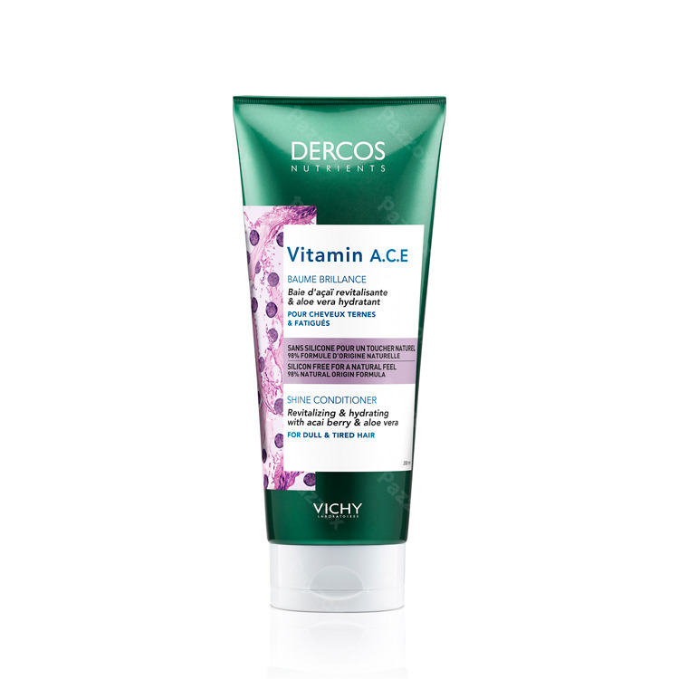 Vichy Dercos Nutrients Glans Conditioner Vitamine ACE Futloos Haar 200ml