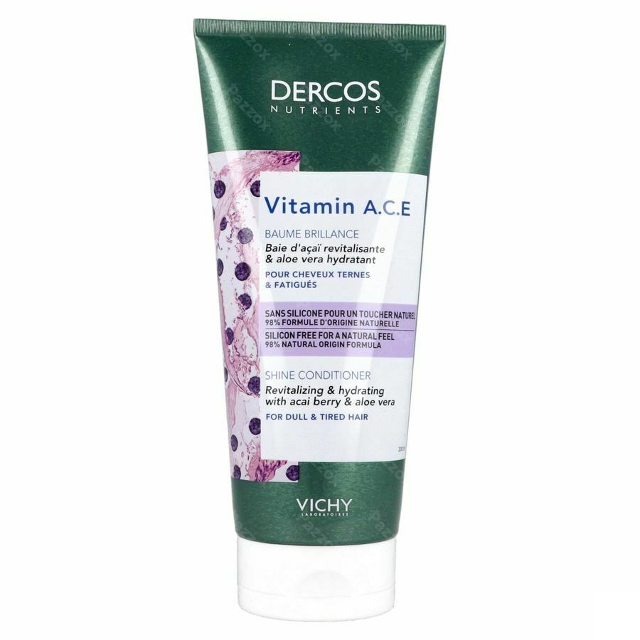 Vichy Dercos Nutrients Glans Conditioner Vitamine ACE Futloos Haar 200ml