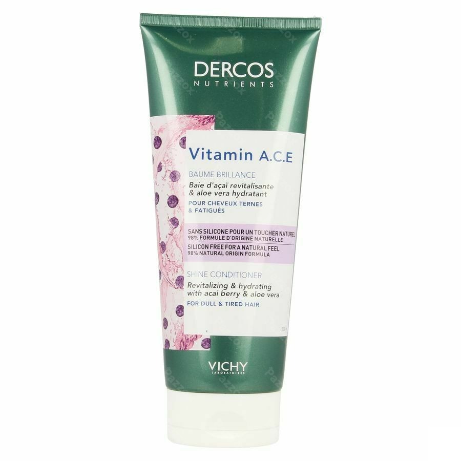 Vichy Dercos Nutrients Glans Conditioner Vitamine ACE Futloos Haar 200ml
