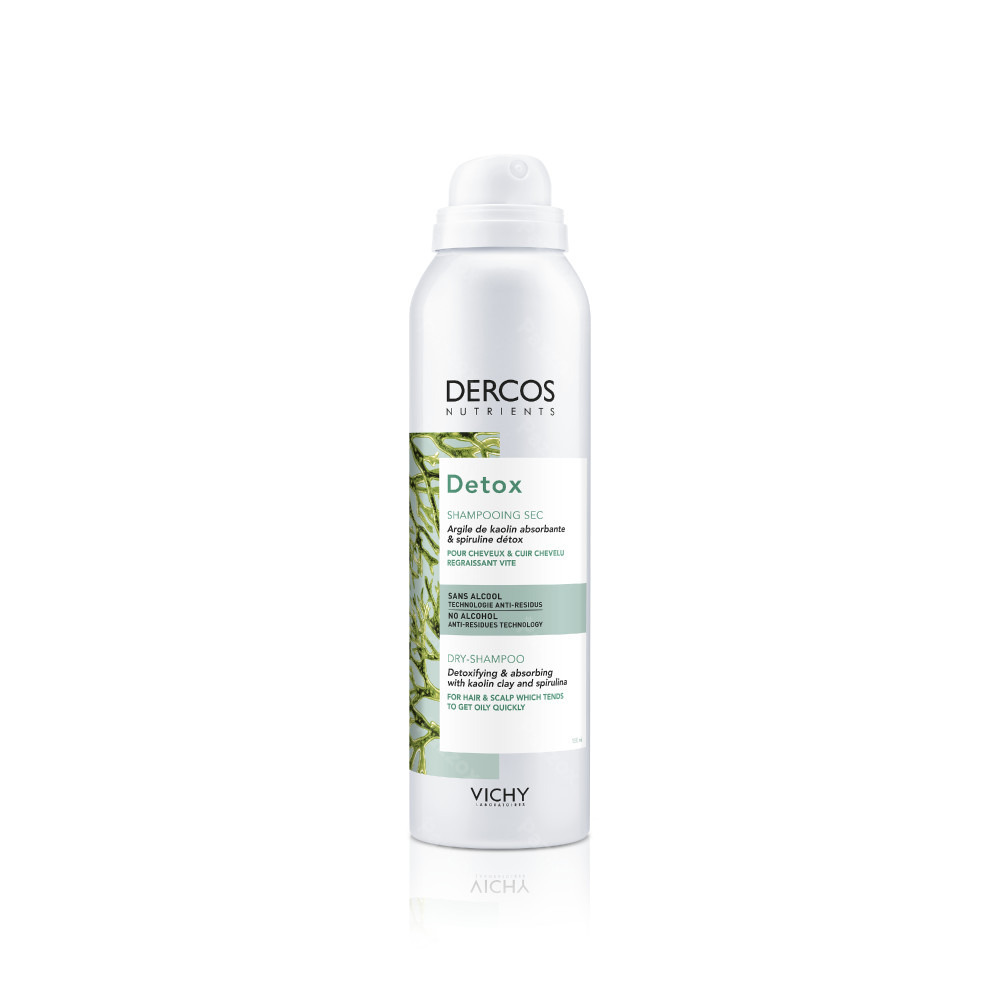 Vichy Dercos Nutrients Detox Droog Shampoo Vet Haar Zonder Alcohol 150ml