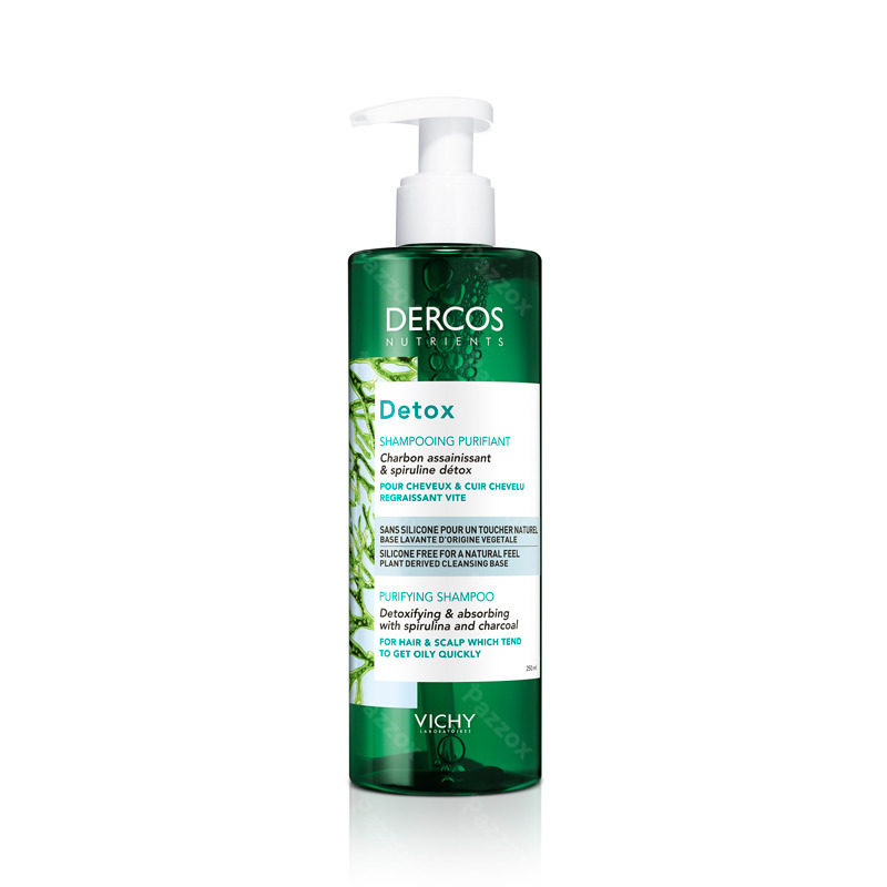 Vichy Dercos Nutrients Detox Zuiverende Shampoo Vet Haar 250ml
