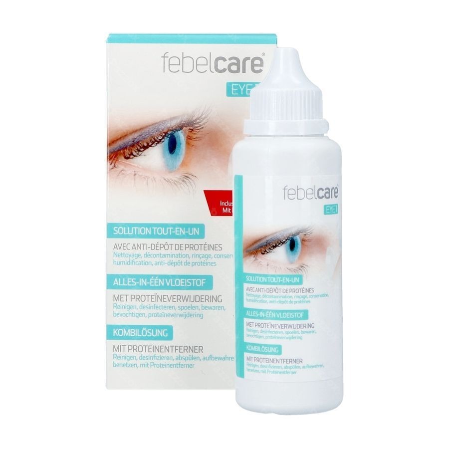 Febelcare Eye 1 Vloeist.contactlens All In 1 100ml