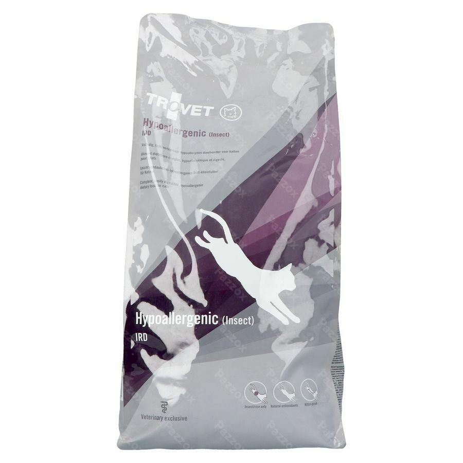Trovet Ird Hypoallergenic Kat Insect 3kg Vmd