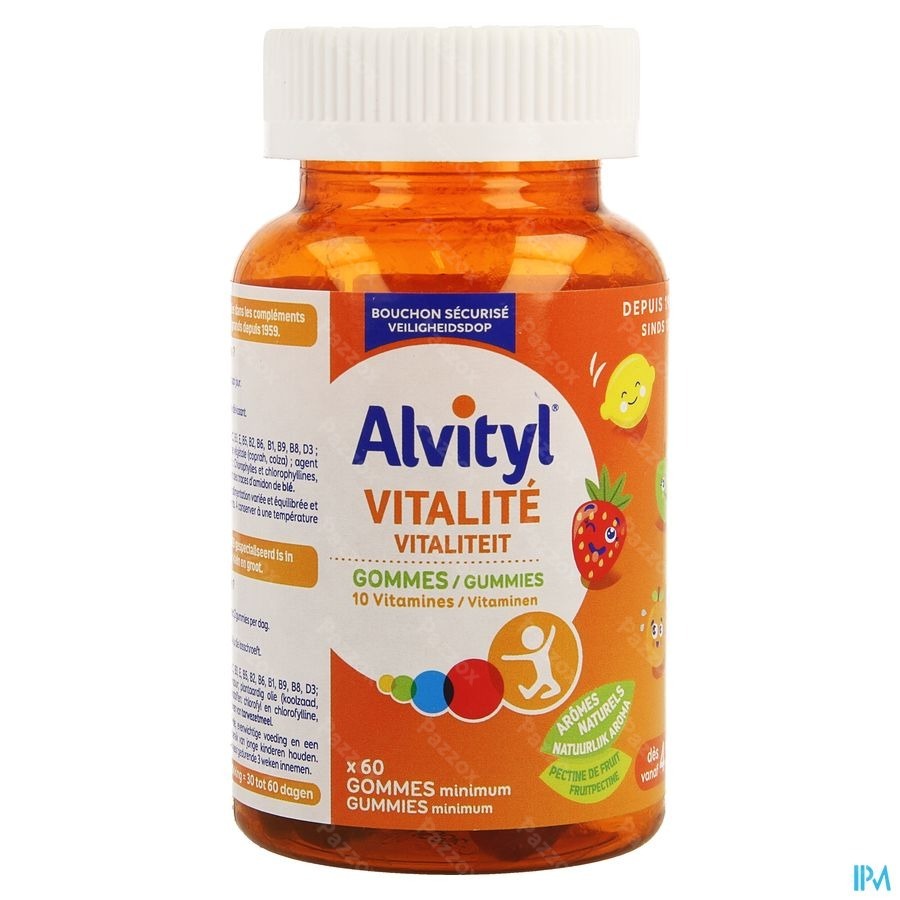 Alvityl Vitaliteit 60 Gummies 
