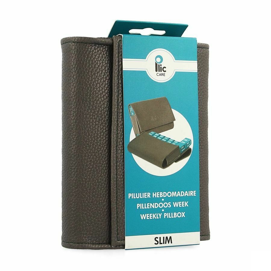 Plic Care Pillendoos Slim Grijs