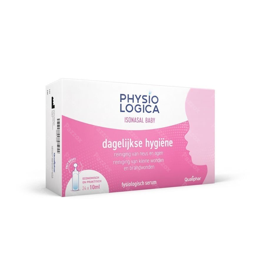 Physiologica Isonasal Baby Unidoses Fysiologisch Water 24 x 10ml