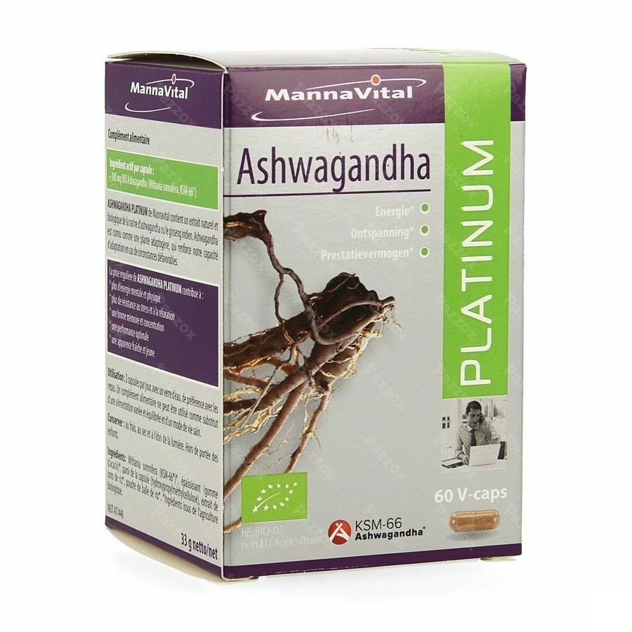 Mannavital Ashwagandha V-caps 60
