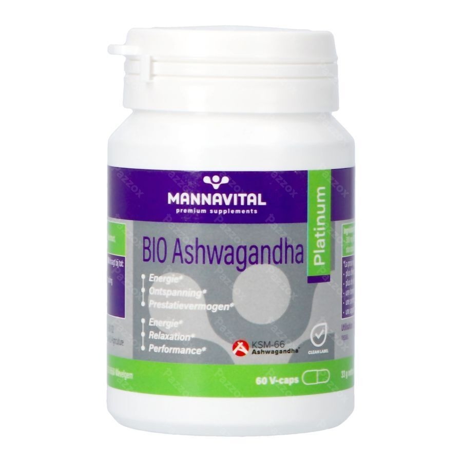 Mannavital Ashwagandha V-caps 60