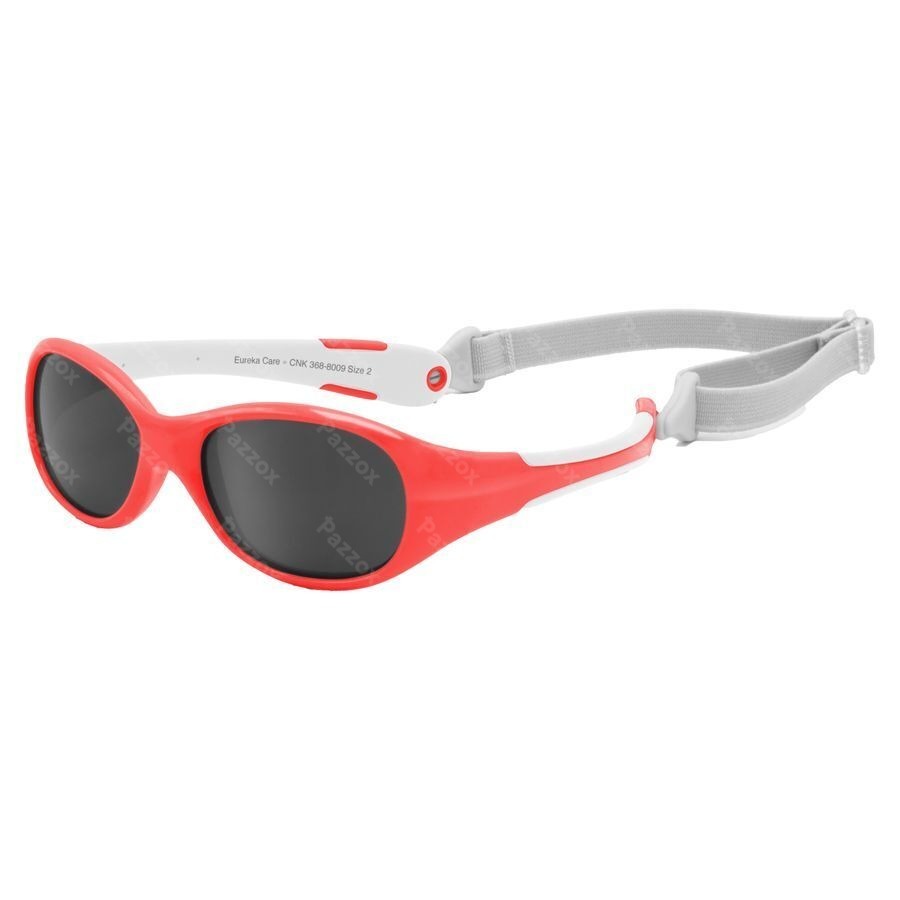Eureka Care Zonnebril Kind Rood-wit 12-24m