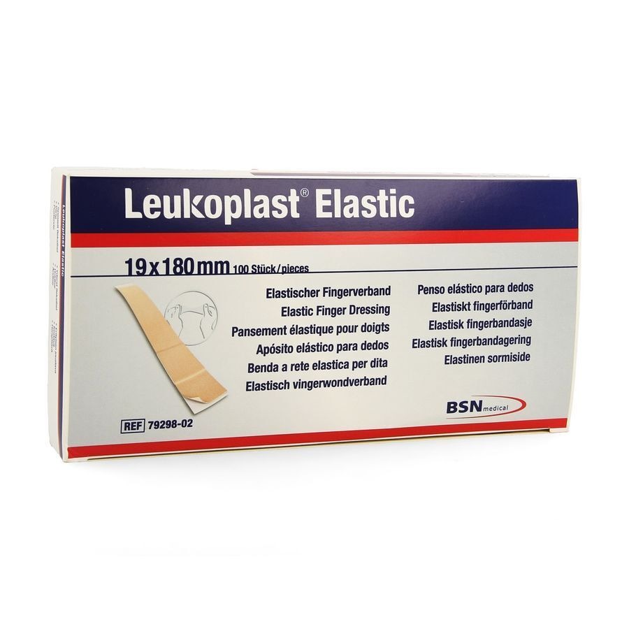 Leukoplast Elastic Vinger 1,9x18cm 100