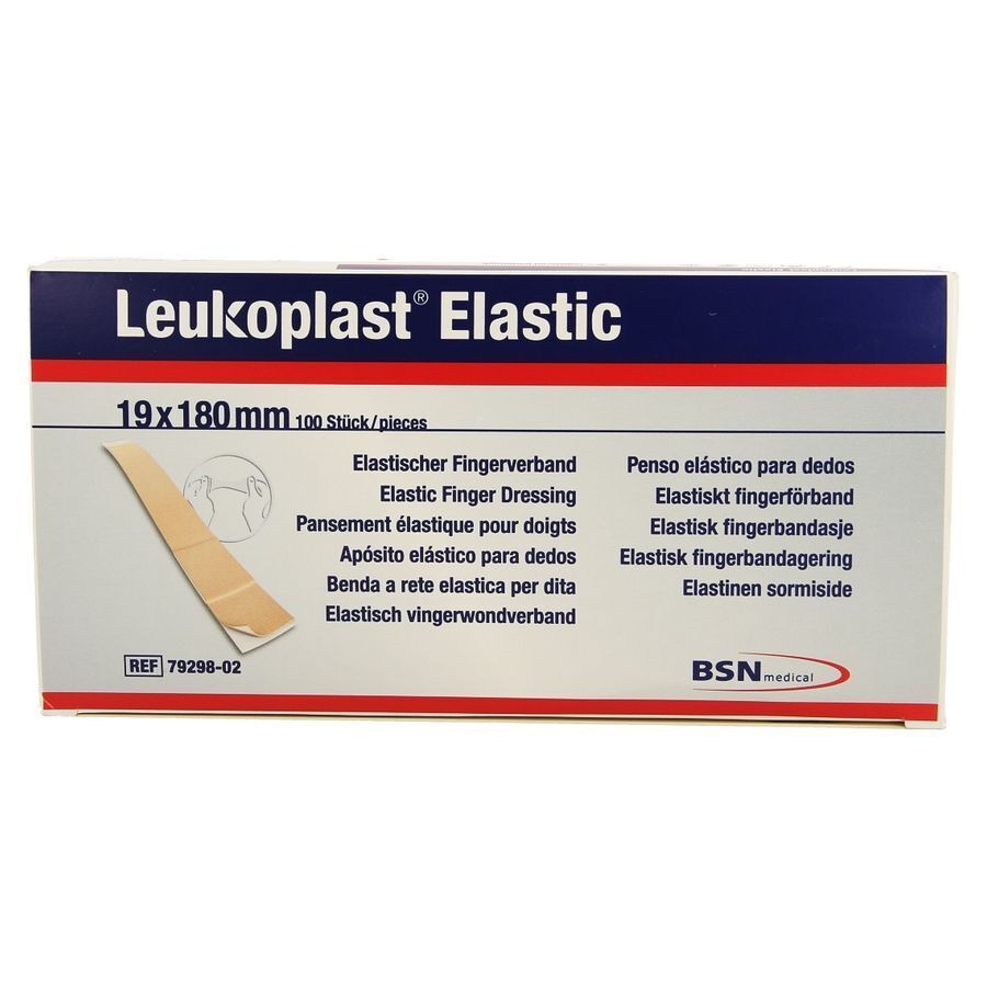 Leukoplast Elastic Vinger 1,9x18cm 100
