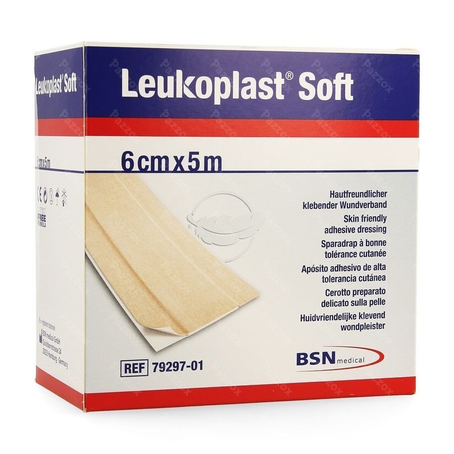 Leukoplast Soft 5mx6cm 1