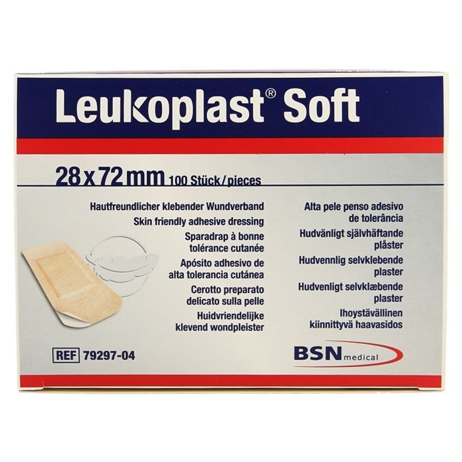Leukoplast Soft 28x72mm 100