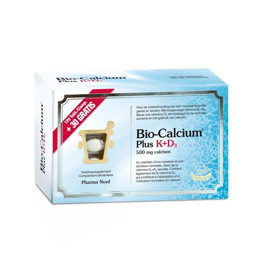 Bio-Calcium Plus K+d3 120+30 Tabletten
