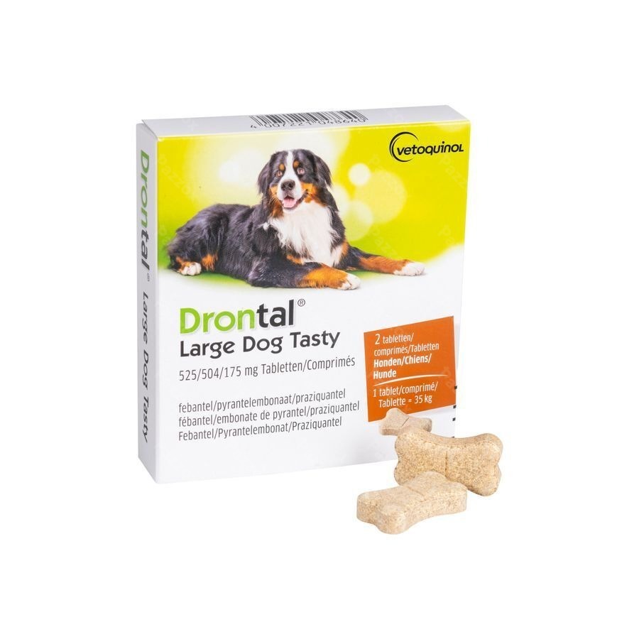 Drontal Large Dog Tasty 2 Tabletten
