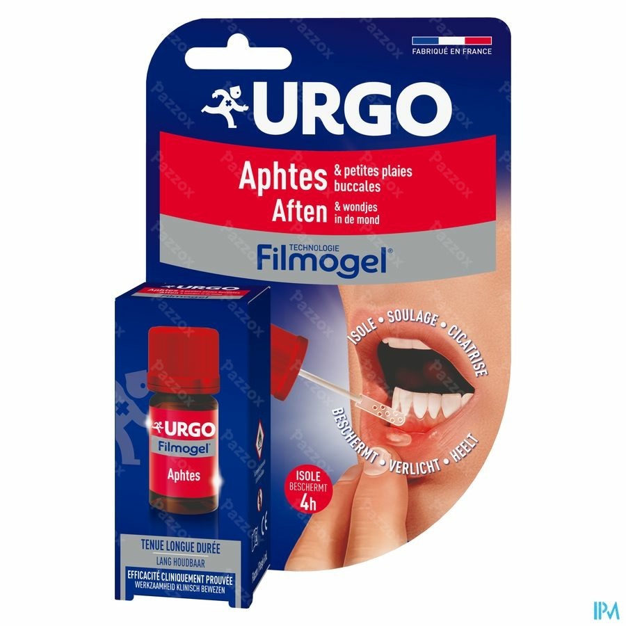 Urgo Aften Mondwondjes Fruitsmaak Filmogel 6ml