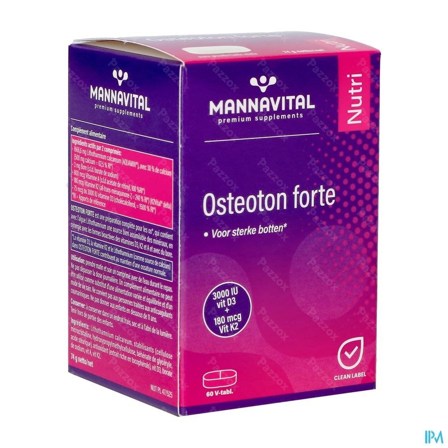 Mannavital Osteoton Forte 60 Tabletten