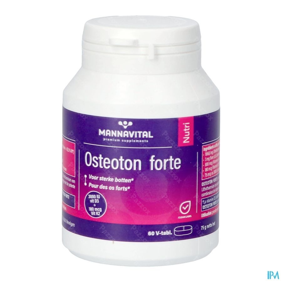 Mannavital Osteoton Forte 60 Tabletten