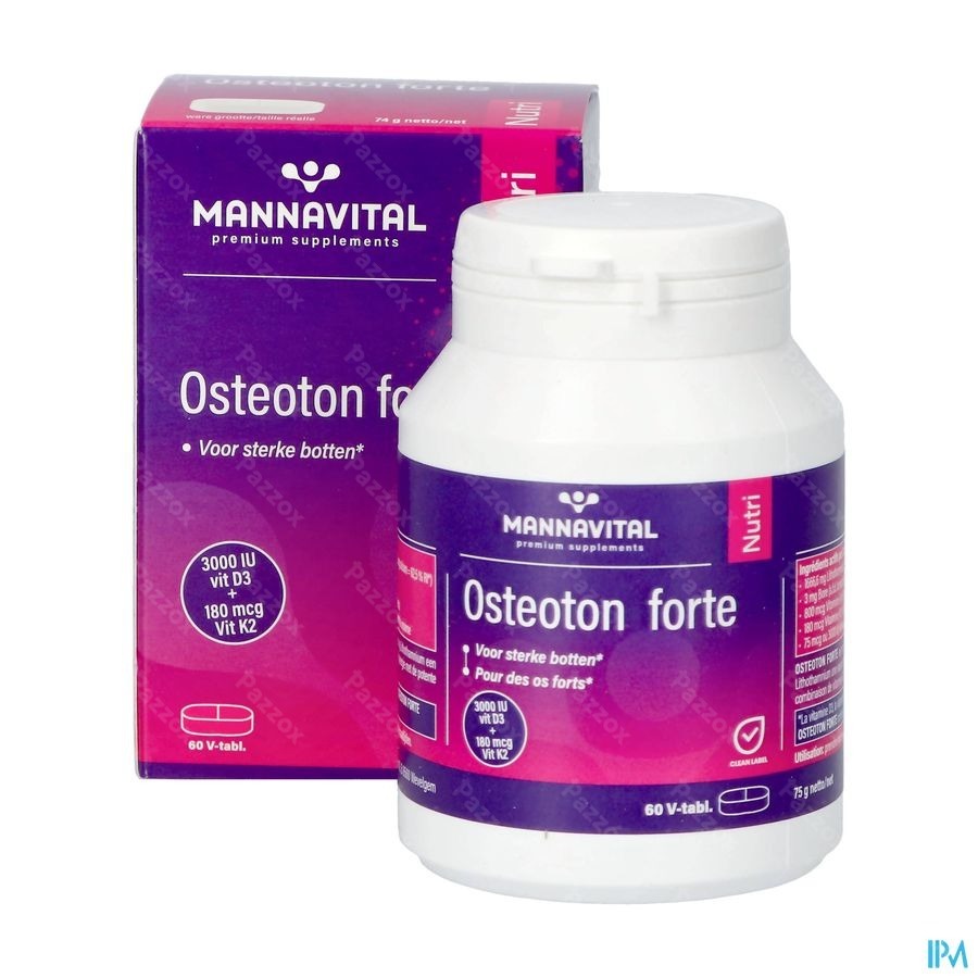 Mannavital Osteoton Forte 60 Tabletten