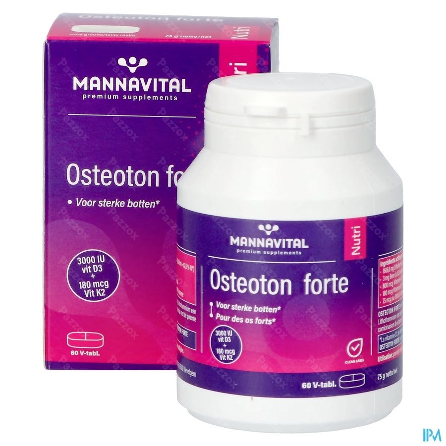 Mannavital Osteoton Forte 60 Tabletten
