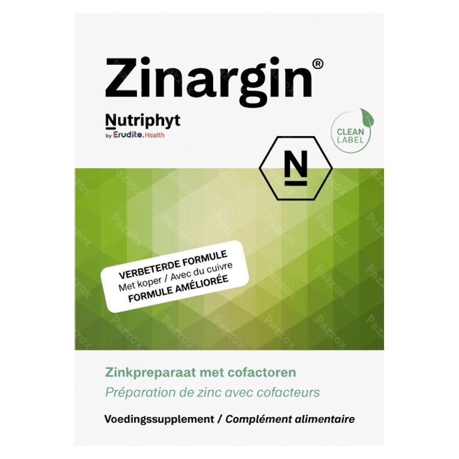 Nutriphyt Zinargin 60 Tabletten