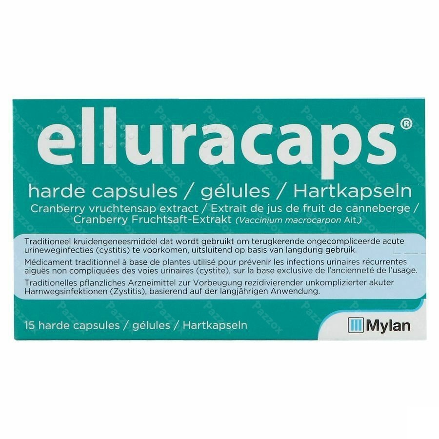 Elluracaps Harde Caps 15 X 36mg Hdpe