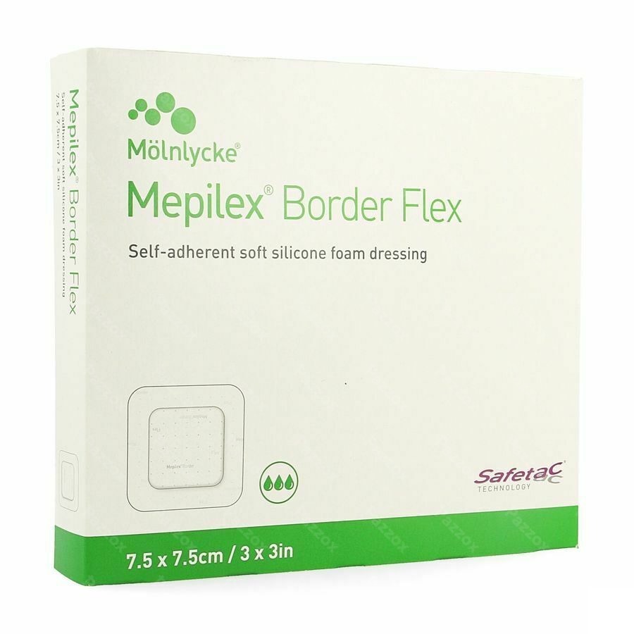 Mepilex Border Flex Verb 7,5x7,5cm 5 595250