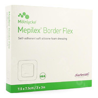 Mepilex Border Flex Verb 7,5x7,5cm 5 595200