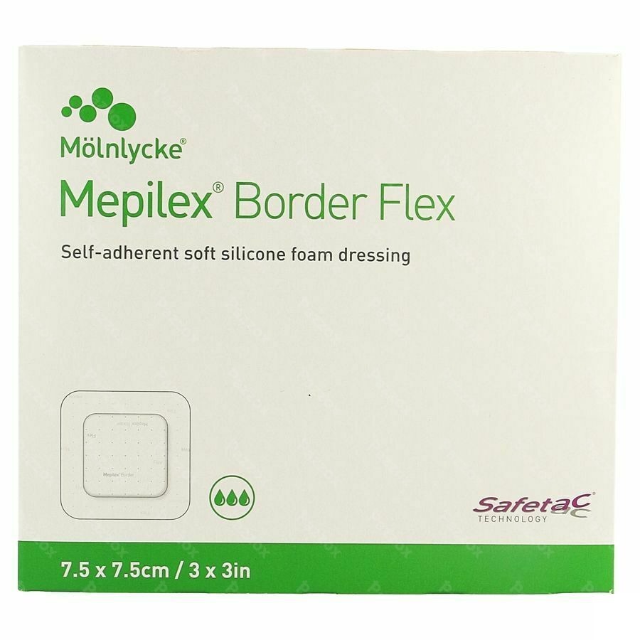 Mepilex Border Flex Verb 7,5x7,5cm 5 595250