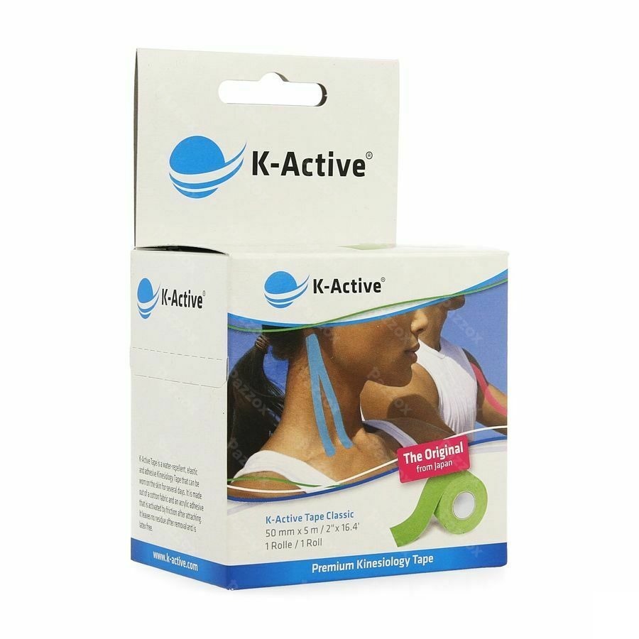 K-Active Tape Green 5,0cm x 5m