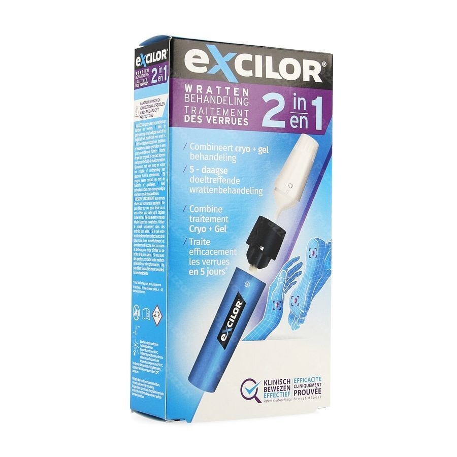 Excilor Behandeling Wratten 2in1 11,5ml+1ml