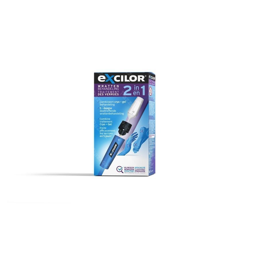 Excilor Behandeling Wratten 2in1 11,5ml+1ml
