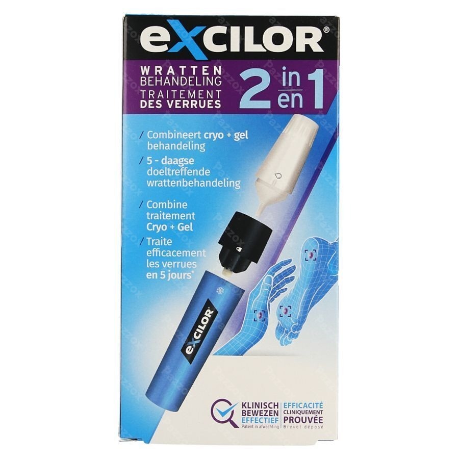 Excilor Behandeling Wratten 2in1 11,5ml+1ml