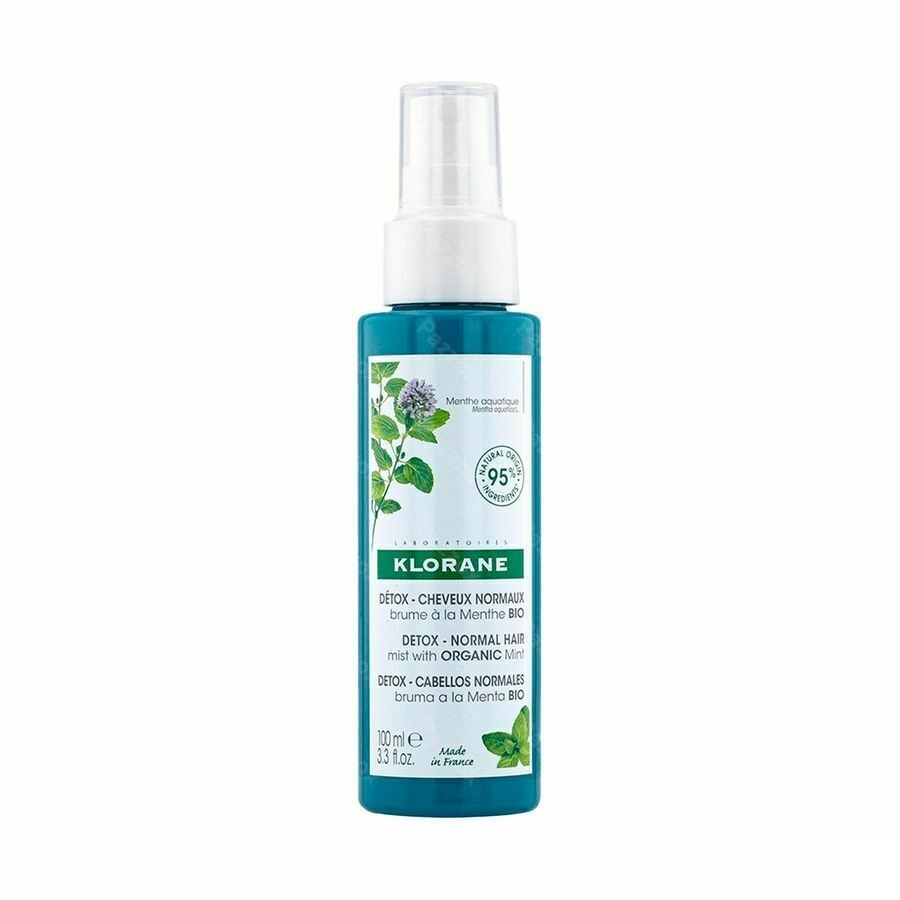 Klorane Anti-Pollution Zuiverende Nevel Met Munt Aquatique 100ml
