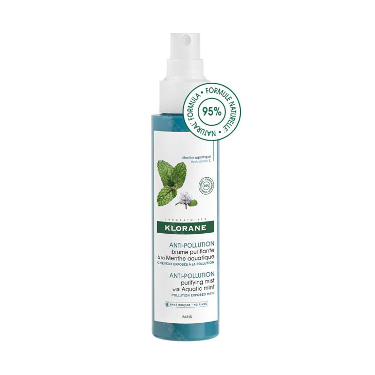 Klorane Anti-Pollution Zuiverende Nevel Met Munt Aquatique 100ml