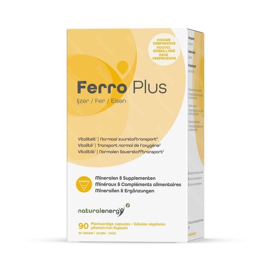 Natural Energy Ferro Plus Caps 90