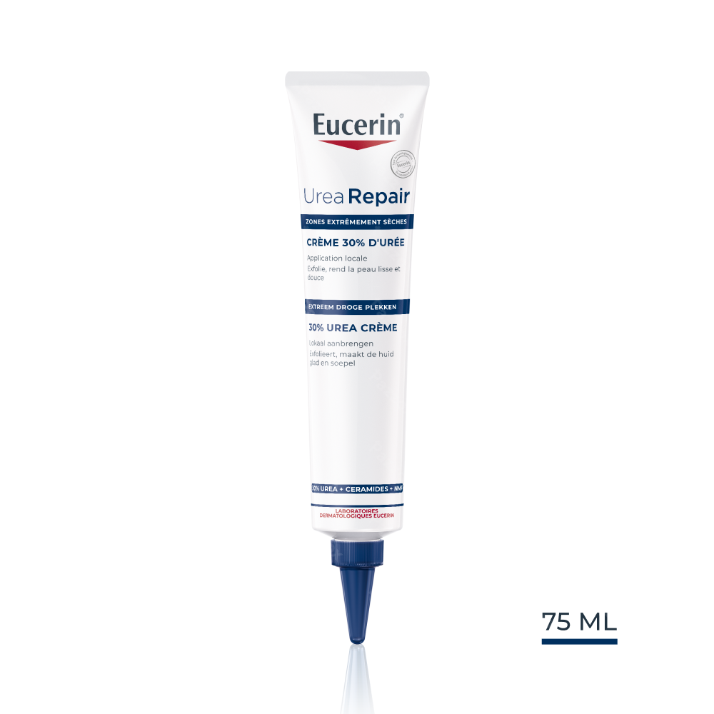 Eucerin UreaRepair 30% Urea Crème Lokale Applicatie Extreem Droge Plekken Tube 75ml