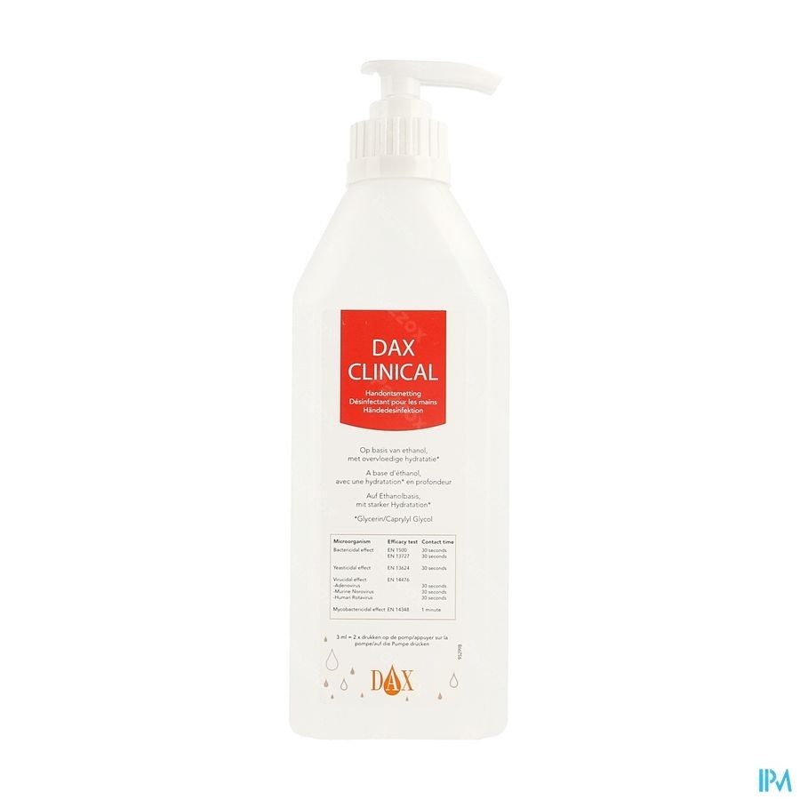 Dax Clinical Handontsmetting Pompfl 600ml