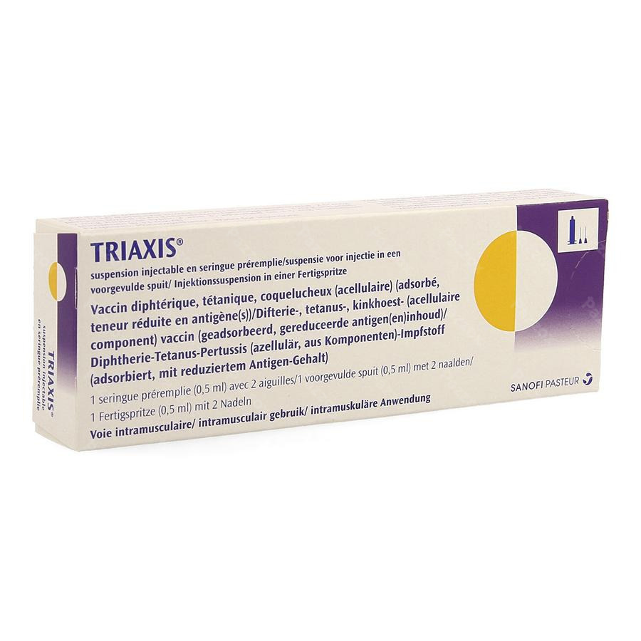Triaxis Voorgev Spuit 2 Naald Aangeh 1dose=0,5ml