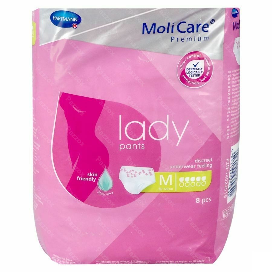 Molicare Pr Ladypants 5dropsm 8 P/s