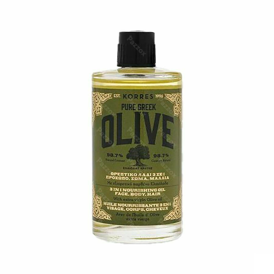 Korres Kf Olijf Olie 3en1 Gezicht Lich. Haar 100ml