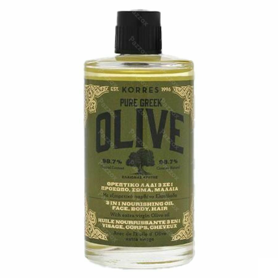 Korres Kf Olijf Olie 3en1 Gezicht Lich. Haar 100ml