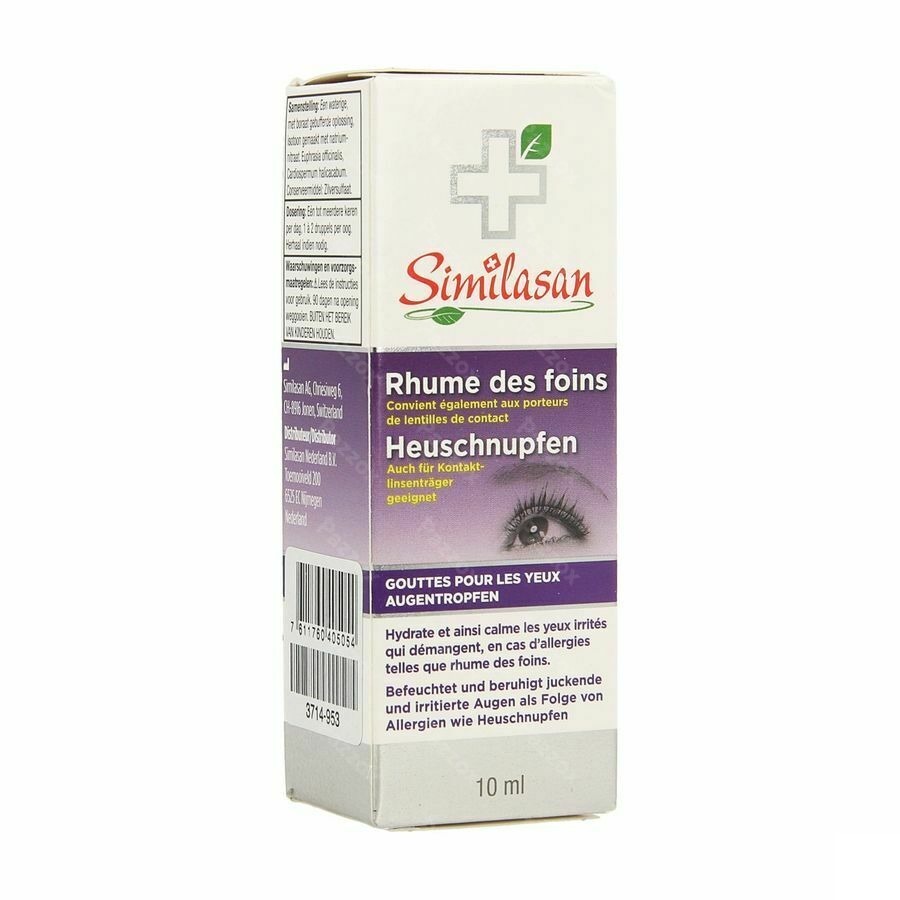 Similasan Hooikoorts Druppels Ogen 10ml